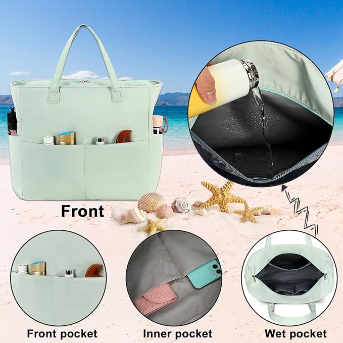Waterproof Beach Tote Pool Bags - Image 5