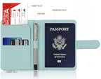 Melsbrinna Premium Leather Passport Holder Covers Case, Waterproof Rfid - Image 3