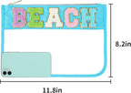 DYSHAYEN Chenille Letter Clear Zipper Pouch - Image 3