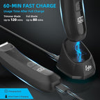 INVJOY Manscape Body Trimmer for Men, Waterproof Electric Razor/Shavers - Image 6