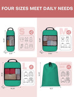 6 PCS Set Compression Packing Cubes - Image 2