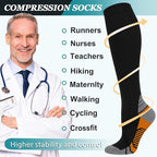 ACTINPUT 8 Pairs Compression Socks - Image 5