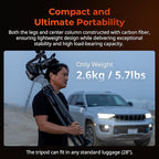SmallRig x Potato Jet Tribex Hydraulic Carbon Fiber Tripod Fast Extend Camera - Image 6