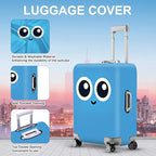 ANNA QUEEN Cute Smiley Face Luggage Cover, Stretchable, Washable Travel Cover - Image 3
