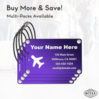 Personalized Luggage Tags: Custom Metal Luggage Tags - Image 2