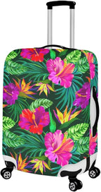 Tropical Floral Leaf Print Suitcase Cover Womens Travel Luggage Protector Cover - Image 2