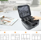 Travel Makeup Bag Makeup Cosmetic Train Case Organizer Portable Storage Bag - Image 3