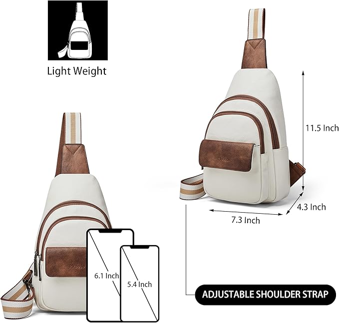 Sling Bag Crossbody Bags for Women Small Cross Body Bag Fanny Packs Chest Sling - Image 4