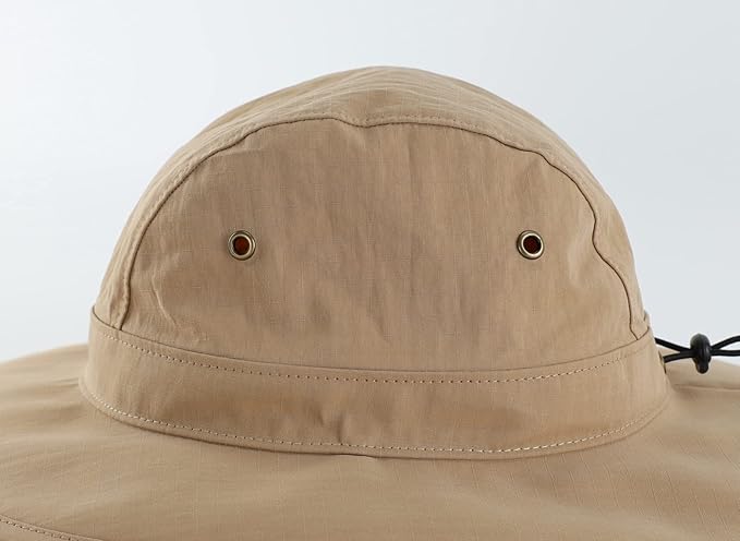 Home Prefer Summer UPF 50+ Men's Bucket Sun Hat Wide Brim Fishing Hat Safari Hat - Image 6