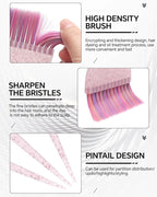 3 Pack Hair Color Brush Set - Professional Hair Dye Brush for Stylist, for Highlighting, Tint and Coloring Sections - Women Men Salon Use Home DIY Dyeing