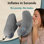 Air Inflatable Neck Pillow for Traveling on Plane - Image 2