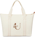 AW BRIDAL Monogram Canvas Tote Bag by AWBRIDAL