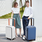 mixi Luggage Suitcases with Spinner Wheels 24'' Travel Luggage with Front - Image 5