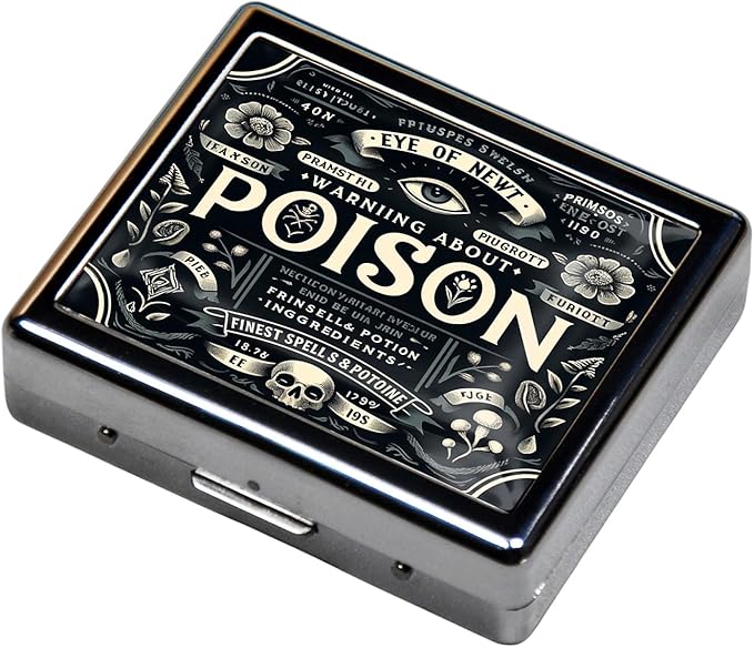 Cute and Portable Metal Pill Organizer – 8 Compartments, Elegant Chrome Finish - Image 2