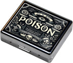 Cute and Portable Metal Pill Organizer – 8 Compartments, Elegant Chrome Finish - Image 2