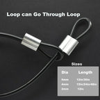 10 Pcs 4mm Wire 12 inch Vinyl Coated Stainless Steel Cable - Image 2
