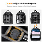 K&F CONCEPT Camera Backpack Bag, Professional DSLR/SLR/Mirrorless Camera Bag - Image 4