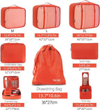 BAGAIL 8 Set Packing Cubes Luggage Packing Organizers - Image 2