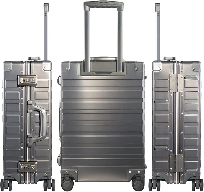 TRAVELKING All Aluminum Carry On Luggage - Image 6