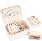 2 Layer Portable Jewelry Box, Large Jewelry Travel Case by Unknown