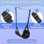 Airplane Travel Foot Hammock, Perfect Airplane Footrest to Relax Feet, - Image 4