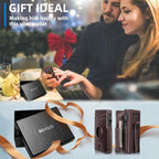 Airtag Wallet for Men, with Money Clip 10 Cards Metal Case Smart Slim Pop Up - Image 7