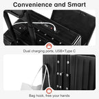 24 Inch Check-In Luggage Aluminum Frame Zipperless Luggage, Hard Shell Suitcase - Image 6