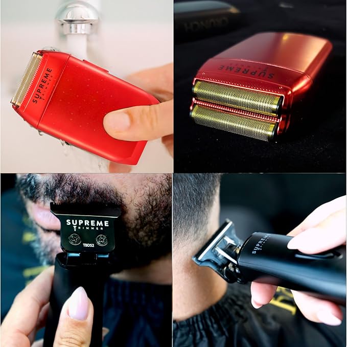 Supreme Trimmer 2-in-1 DLC T-Shaper Trimmer & Crunch Foil Shaver | STF602 - Image 5