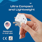 Ceptics African Travel Adapter Set 2 in 1 USA to Africa, S. Africa, Uganda - Image 7