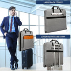 Garment Bag Travel Suit Bag for Men Large 40-Inch Carry on Garment Bag Up to 3 - Image 6