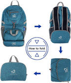 WATERFLY Small Lightweight Packable Backpack: 20l Ultra Light Foldable Travel - Image 6