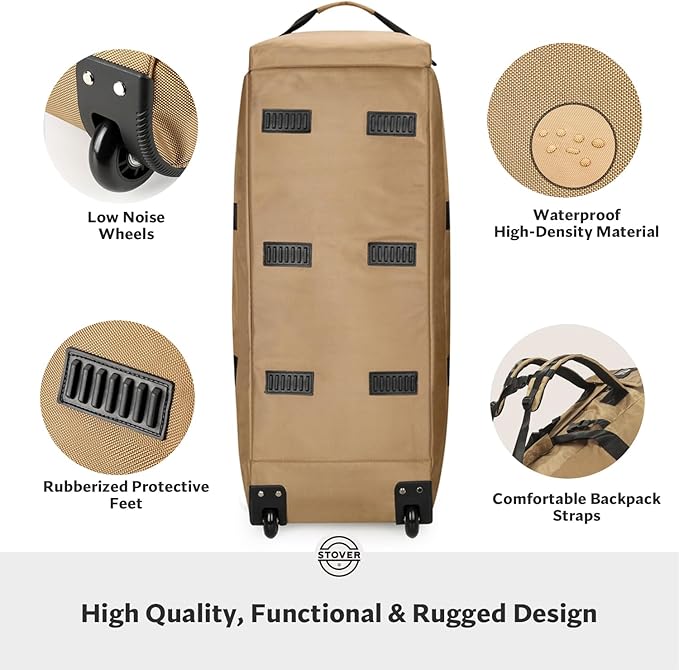 STOVER 80L Rolling Duffel Bag - Image 5