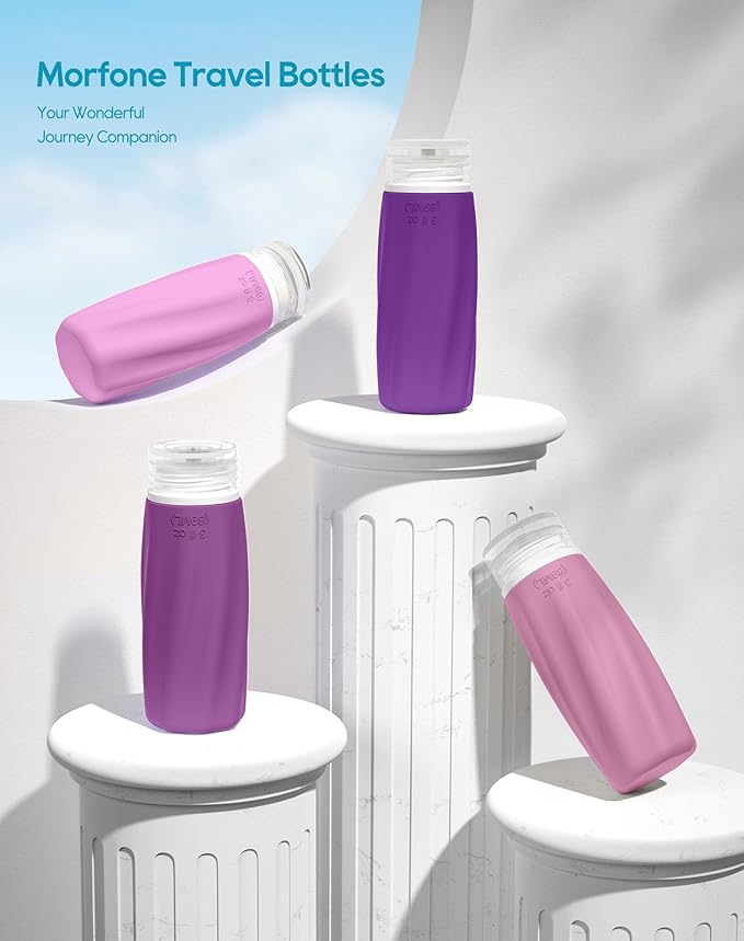Morfone Travel Bottles for Toiletries, 3oz Tsa Approved Travel Size Containers - Image 3