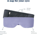 Bearaby Asteroid Grey Sleep Mask 23” x 4” Weighted Eye Mask - Image 3