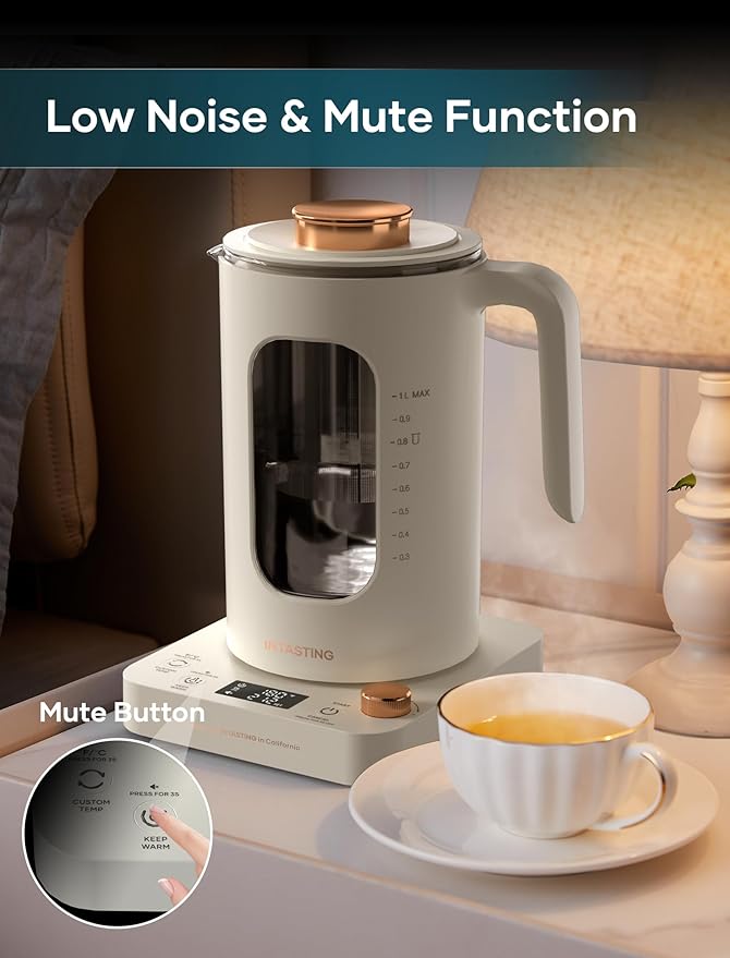 Electric Tea Kettle, INTASTING Glass Electric Kettle - Image 7