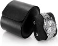 Leather Travel Watch Case, Single Watch Gift Box by Covzoe