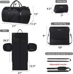 Convertible Garment Duffel Bag for Travel - Image 5