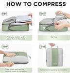 10 Set Compression Packing Cubes - Image 3
