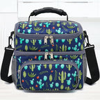 FlowFly Double Layer Cooler Insulated Lunch Bag Adult Lunch Box Large Tote Bag - Image 7