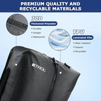 TPU Vacuum Bag for Travel, 70D Nylon Reusable Compression Bag - Image 3
