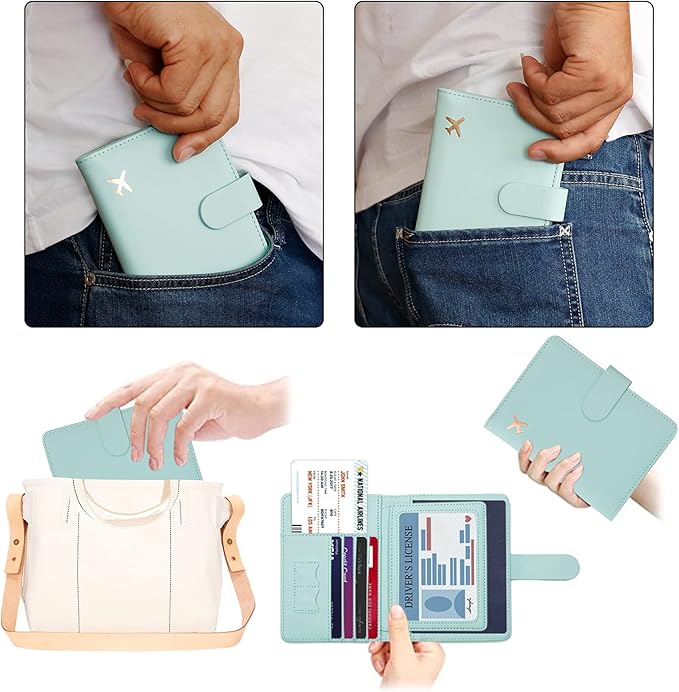 Melsbrinna Passport Holder, Passport Holder Card Slots, Cute Passport cover - Image 7