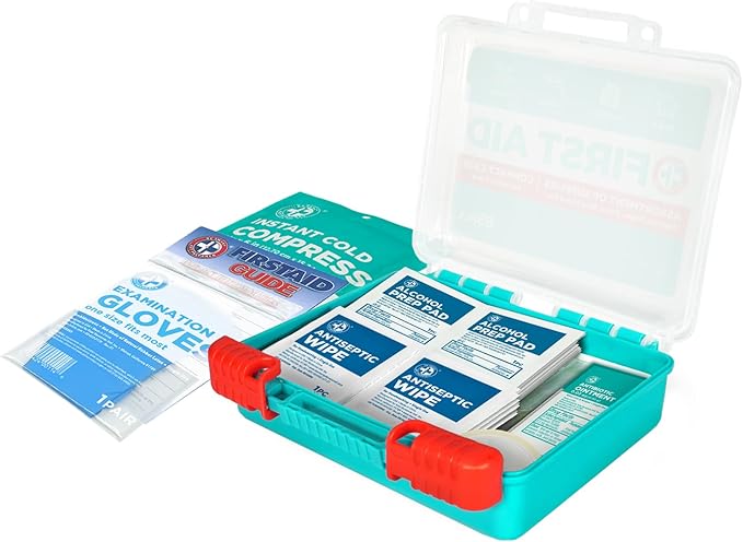 Be Smart Get Prepared 85 Piece First Aid Kit: Clean, Protect Minor Cuts - Image 2