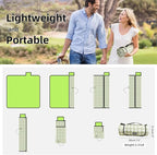 ZAZE Extra Large Picnic Outdoor Blanket, Camping Grass Lawn Park Accessories - Image 5