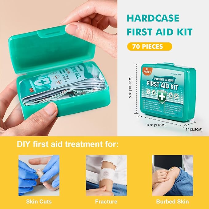 General Medi 420 Piece First Aid Kit, 6 Individual Boxes of 70 Items Each - Image 3