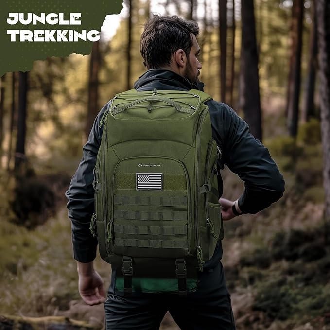Maelstrom Tactical Backpack for Men, 40L Military Backpack, Water Resistant - Image 6
