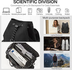 mixi Travel Laptop Backpack for Women & Men Carry On Backpack fits 16'' Laptop - Image 2