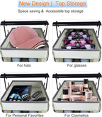 Large-Sized Hanging Shoe Organizer 10-Shelf, Sturdy Hanging Closet Organizer - Image 5