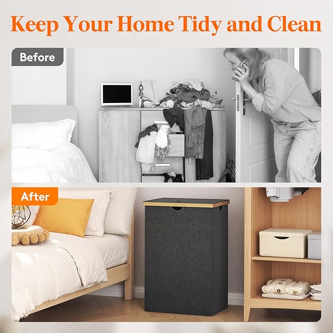 Lifewit 170L Triple Laundry Hamper - Image 9