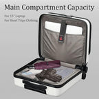 16 Inch Carry On Luggage with 2 Compartments - Image 4