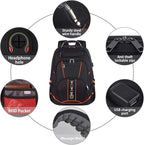 Travel Laptop Backpack, Extra Large 18.4 inch Gaming Laptop Backpacks - Image 5
